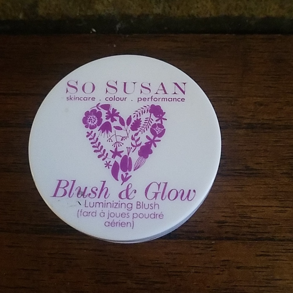 So Susan blush and glow